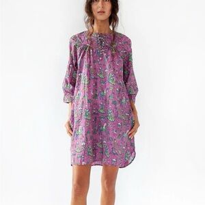 sold elsewhere 
Matta NY Sita Chaat Dress, Violet, Medium NWT